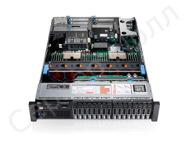 Сервер Dell R720 8xLFF s/n HWCYK02 | 2x2690v2 / 256Gb / 2x3Тб / H710p Mini / 4-Port 1GbE / iDRAC7 Express / 2xБП 750W / Rail 19"