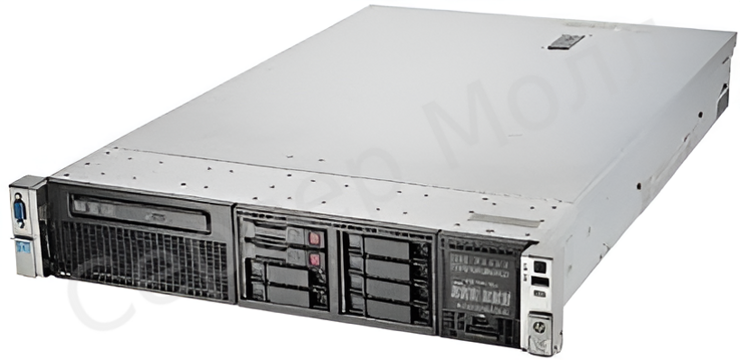 Сервер HPE DL380p Gen8 16xSFF s/n CZ34122T62 | 2xE5-2680v2 (2,8ГГц, 10 ядер/20 потоков, 25Мb) / 64Gb (16x4GB) / HDD 4x600GB SAS/ 2 x Smart Array P420i+1Gb BBU / 4-Port 1GbE / 2 x БП460W