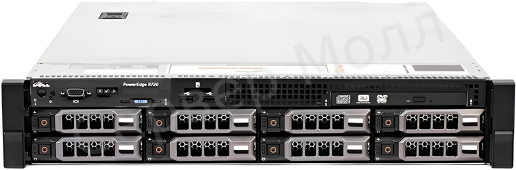 Сервер Dell R720 8xLFF s/n HWCYK02 | 2x2690v2 / 256Gb / 2x3Тб / H710p Mini / 4-Port 1GbE / iDRAC7 Express / 2xБП 750W / Rail 19"
